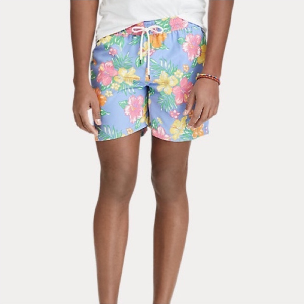 Polo Ralph Lauren tropical hibiscus print board shorts Size Large
